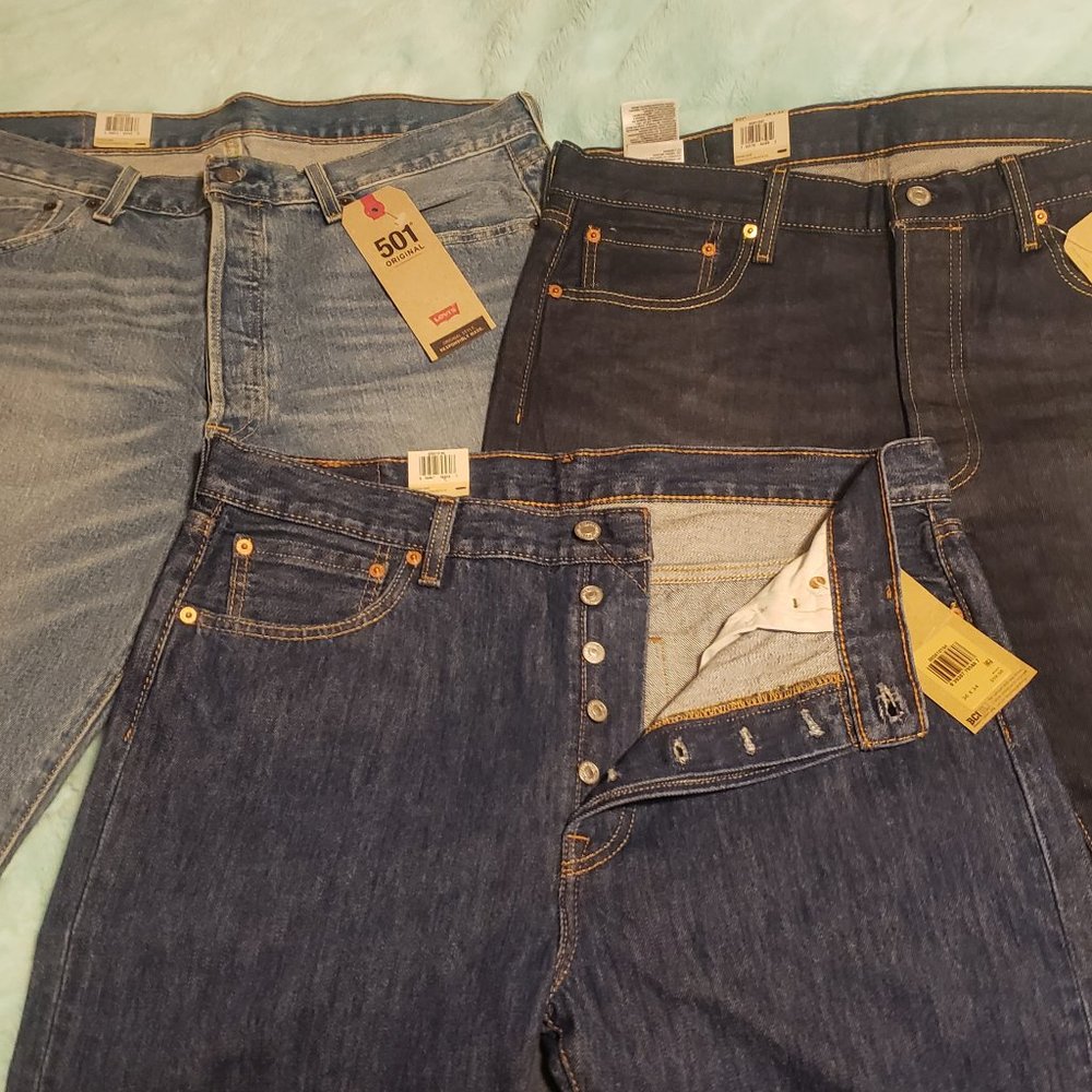 Men's Levi's 501 36x34 Lot of 3